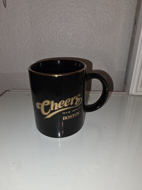 Cheers,Boston Black and Gold Ceramic Mug
